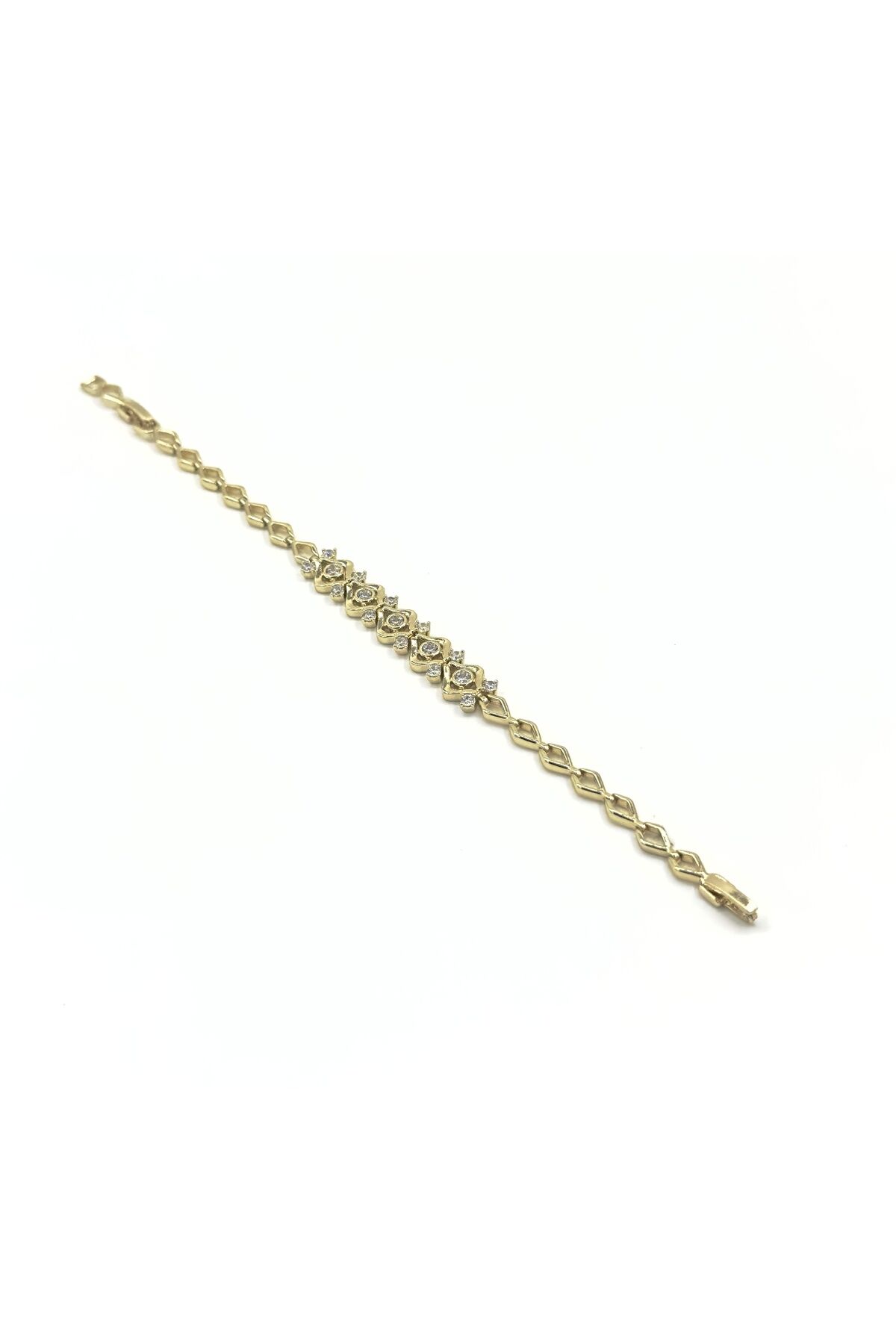 Xuping Zirkon Taş Detaylı Zerrin Bileklik