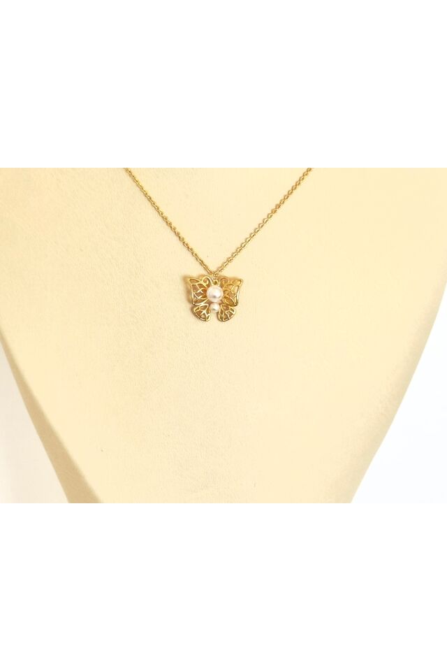 Xuping İncili Kelebek Kolye