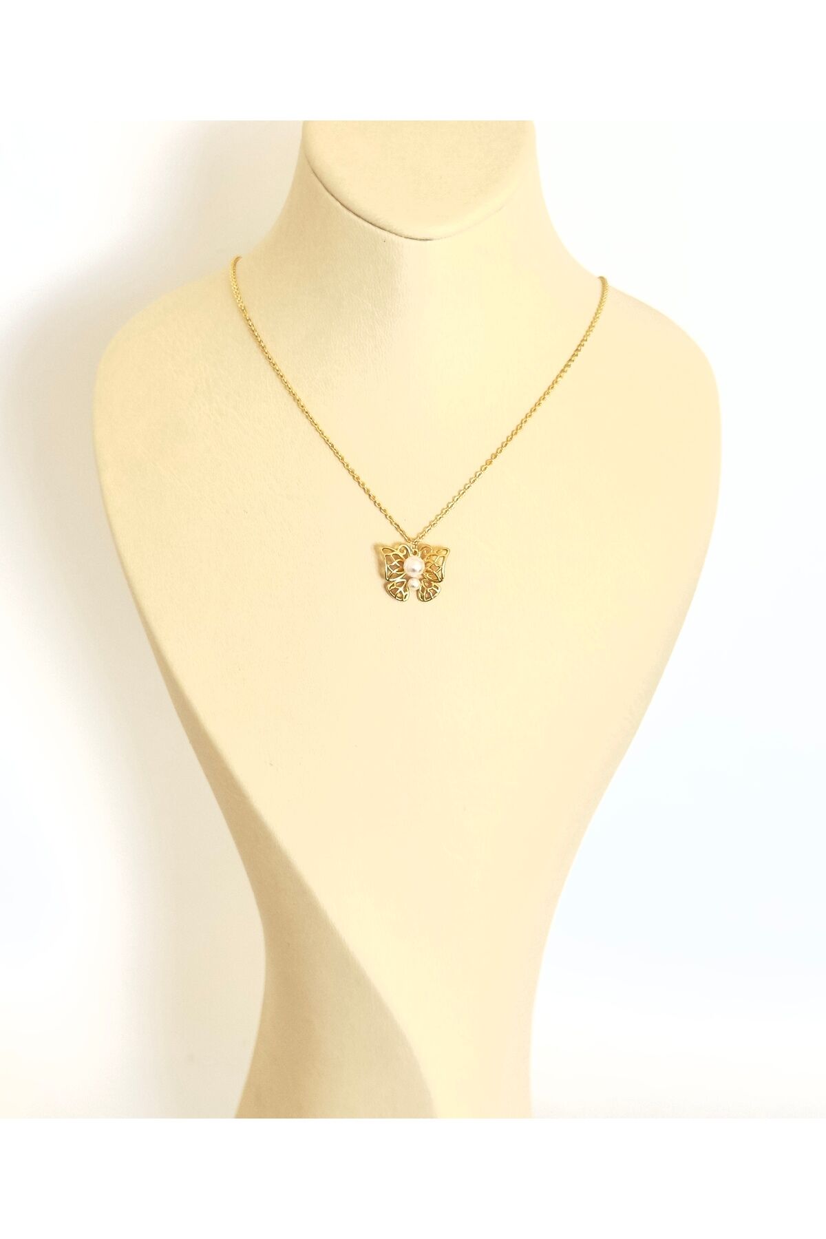 Xuping İncili Kelebek Kolye