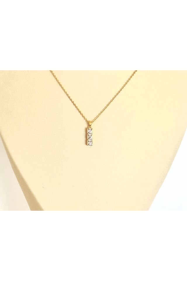 Xuping Zirkon Taşlı Tria Kolye