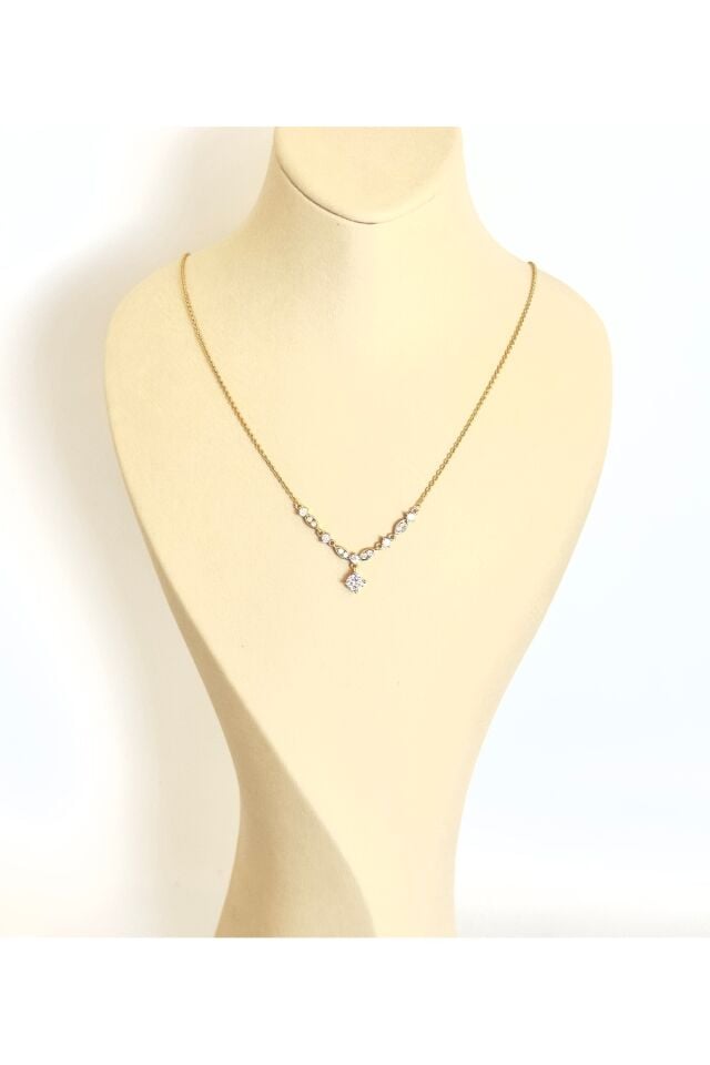 Xuping Pırlanta Montürlü Ahu Kolye