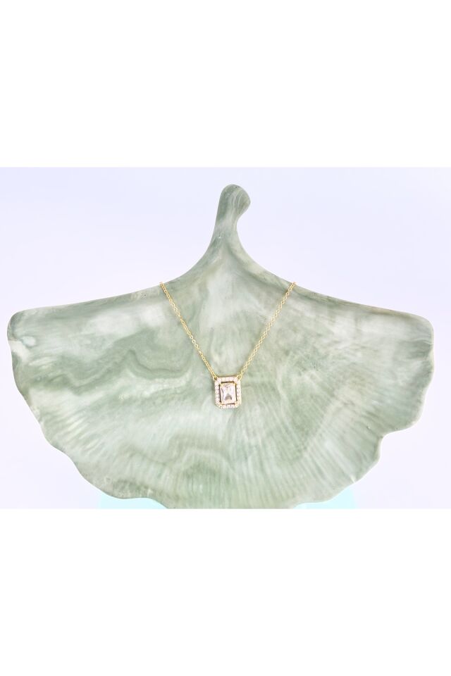 Xuping Elmas Montürlü Zirkon Taşlı Kolye