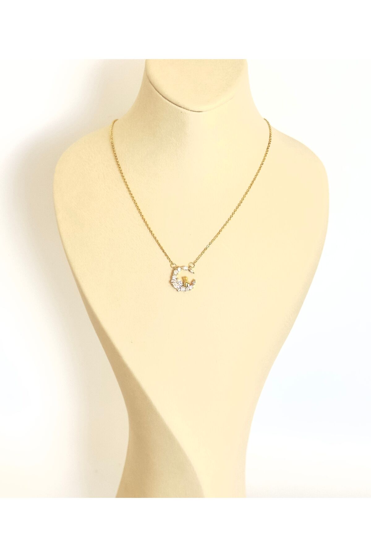 Xuping Moon Cat Kedi Kolye