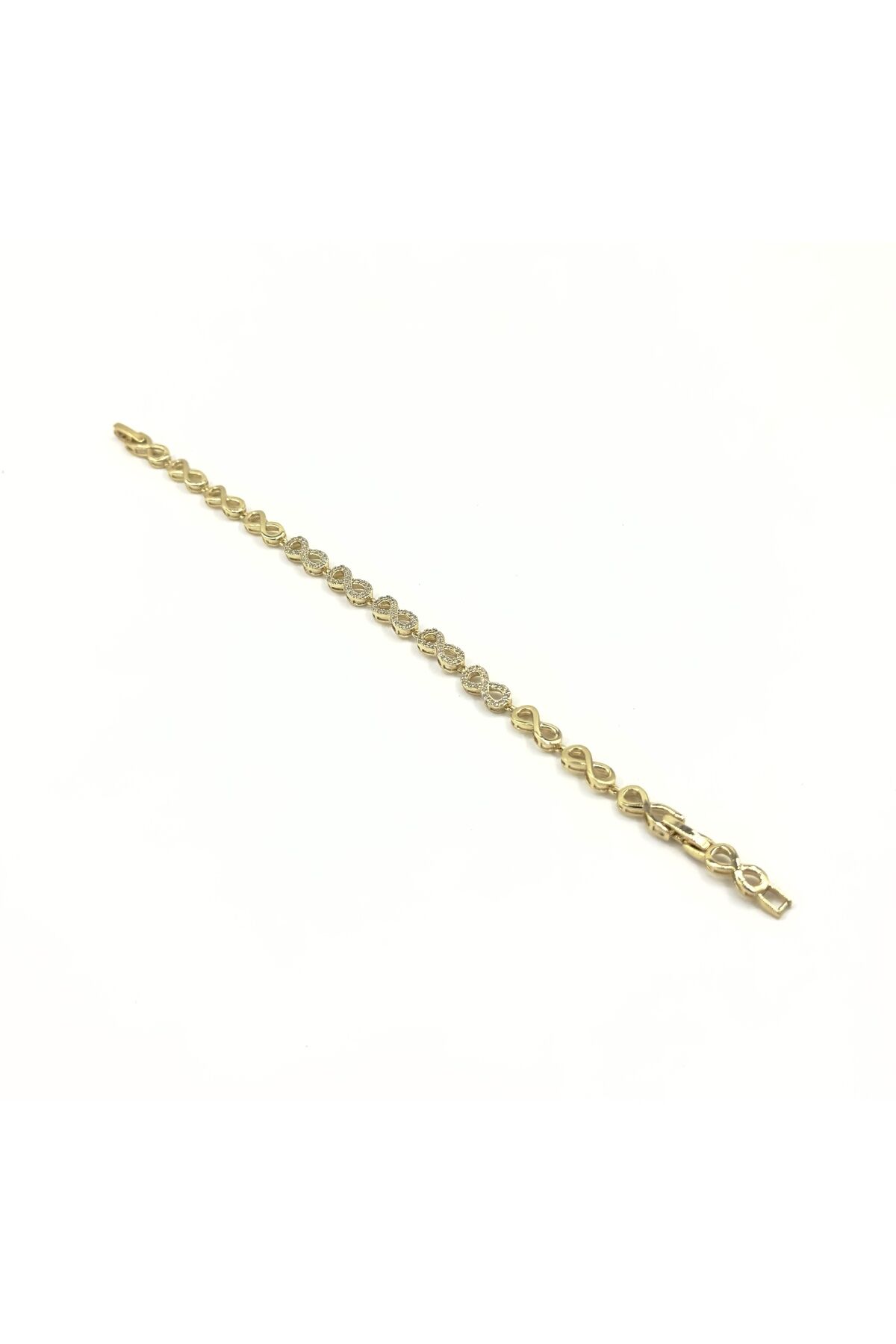Xuping Zirkon Taşlı Sonsuzluk Bileklik Altın - 18 Cm