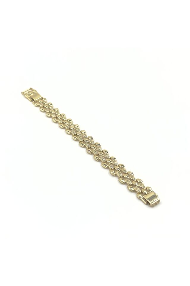 Xuping Zirkon Taş Detaylı Bileklik Altın - 17 Cm