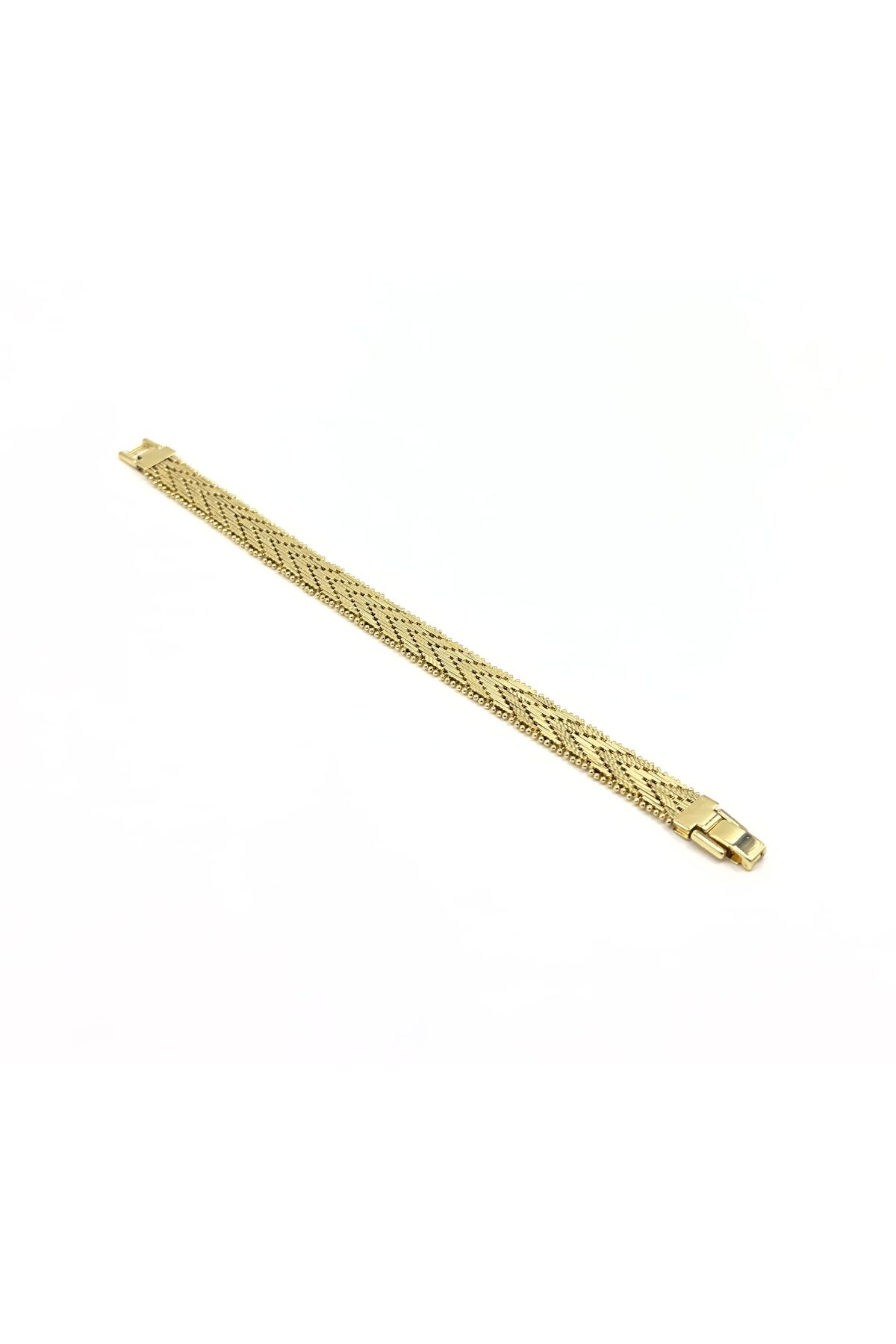 Xuping Kuyumcu Modeli Hasır Bileklik Altın - 19 Cm