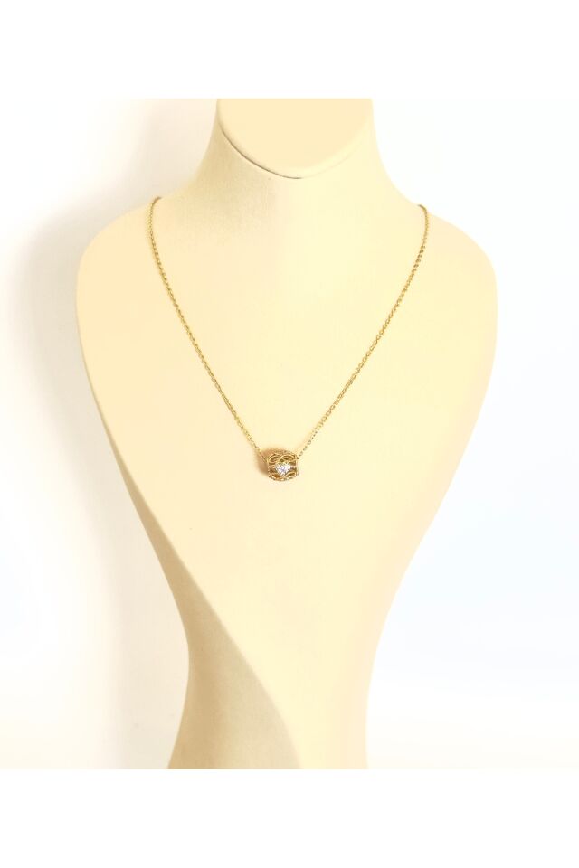 Xuping Aşk Kafesi Kolye Altın - 50 Cm